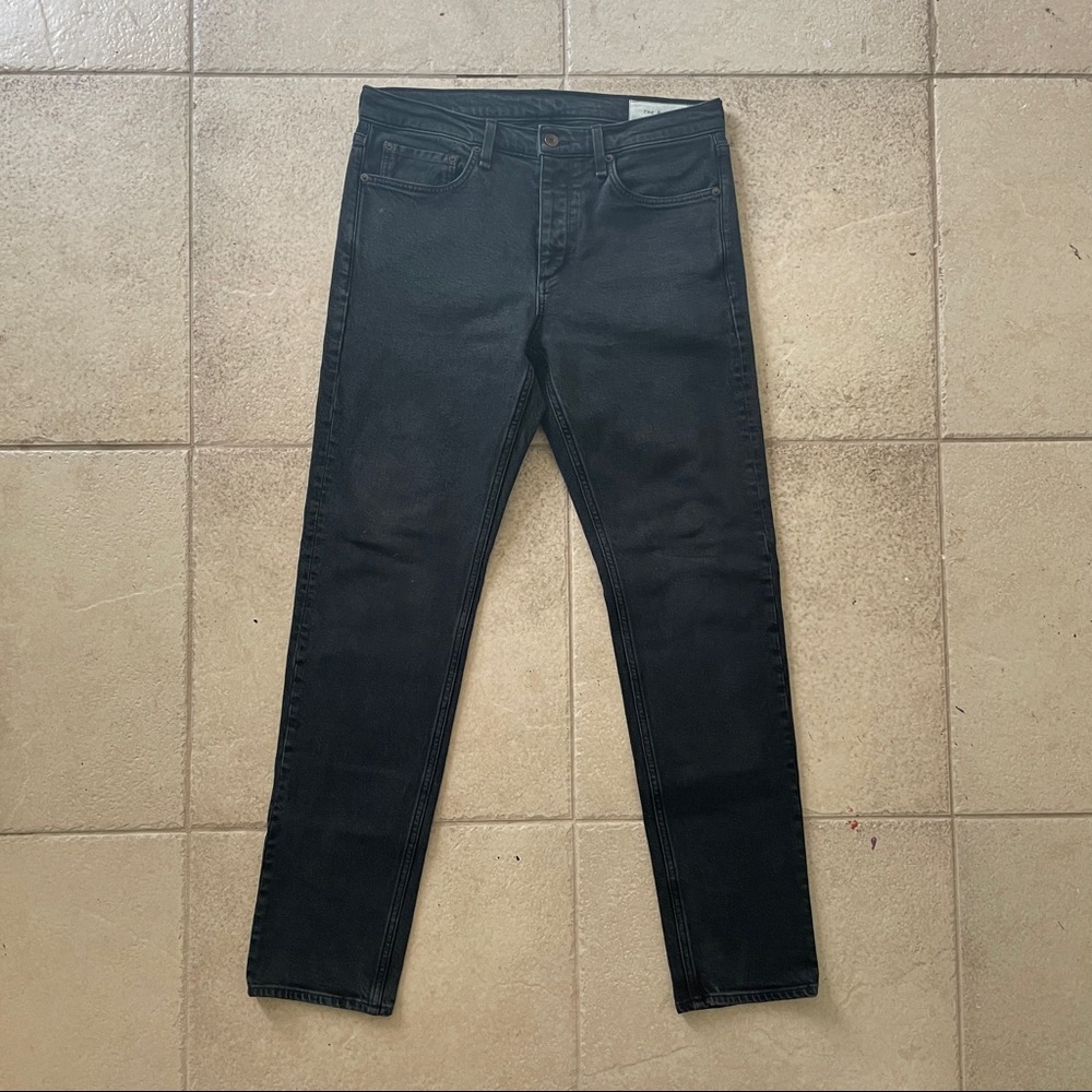 RAG & BONE fit 2 slim jeans WASHED BLACK mens 33